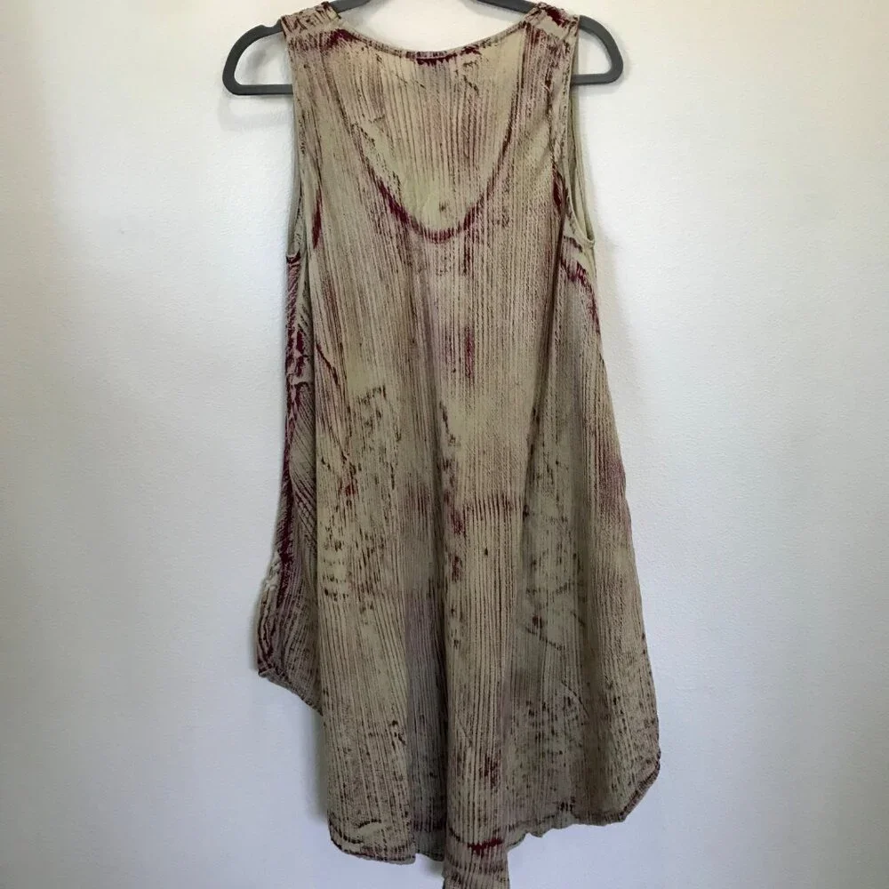 Pams‎ Collection Rayon Art-to-Wear Festival Women's Tent Dress Tunic. One Size - Picture 5 of 9